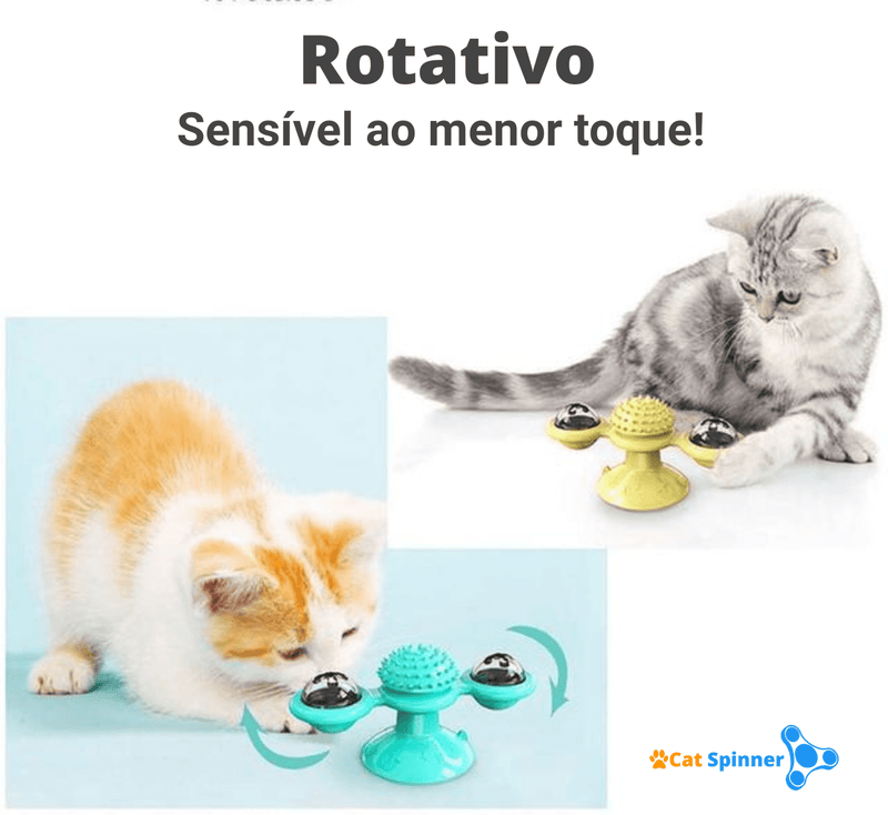 Brinquedo Para Gatos | Cat Spinner + Brinde