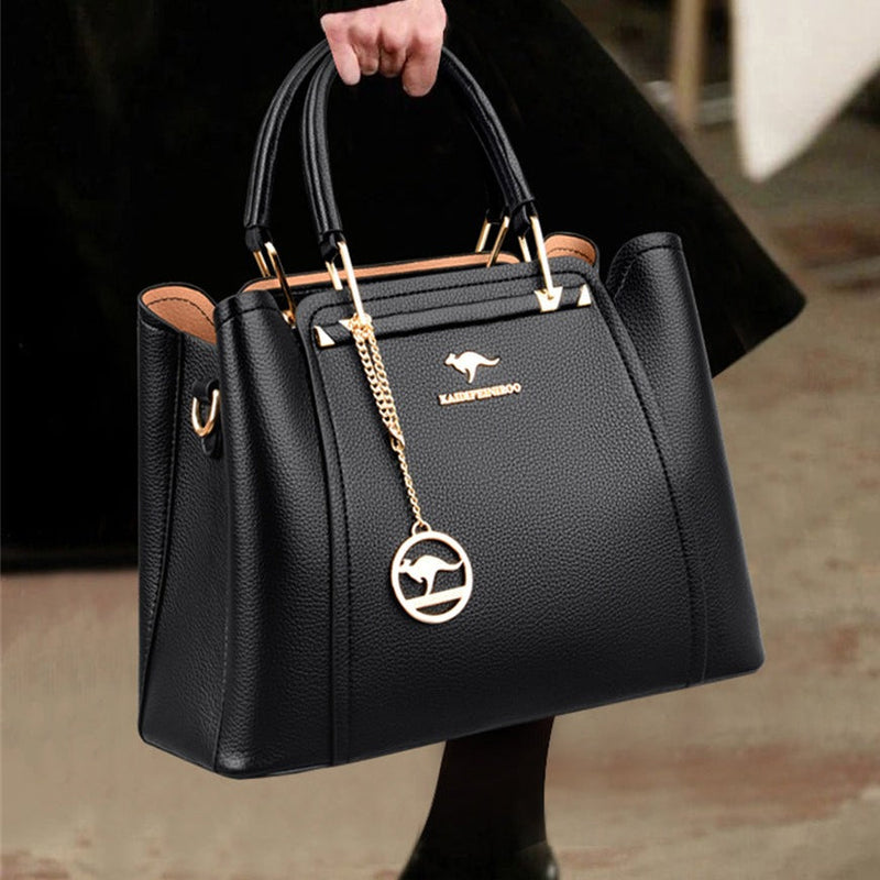 Bolsa Feminina Luxuosa em Couro Macio