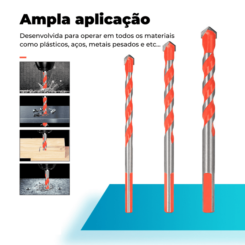 Kit Brocas Diamantada MaxDrill