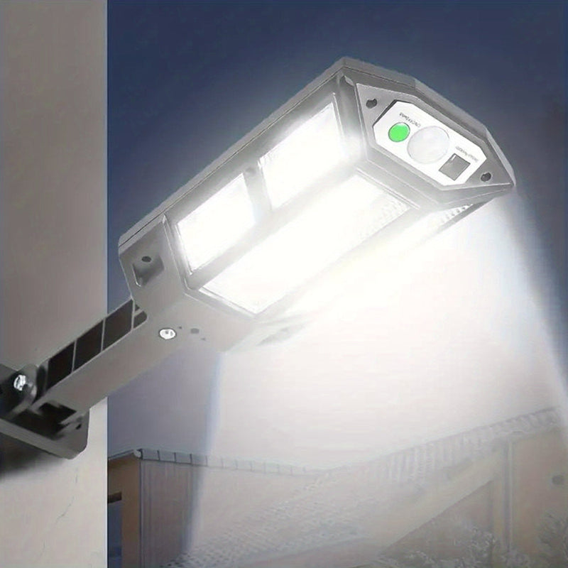 Refletor Solar LED com Sensor de Movimento e Controle