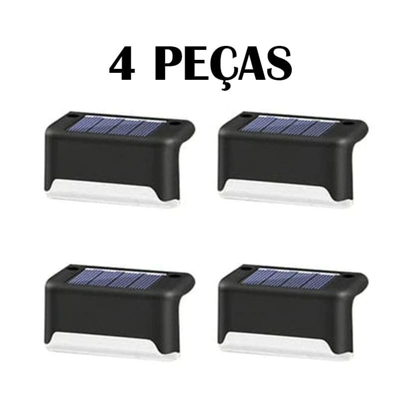 Kit Iluminação Solar à Prova d'Água para Jardim e Varanda