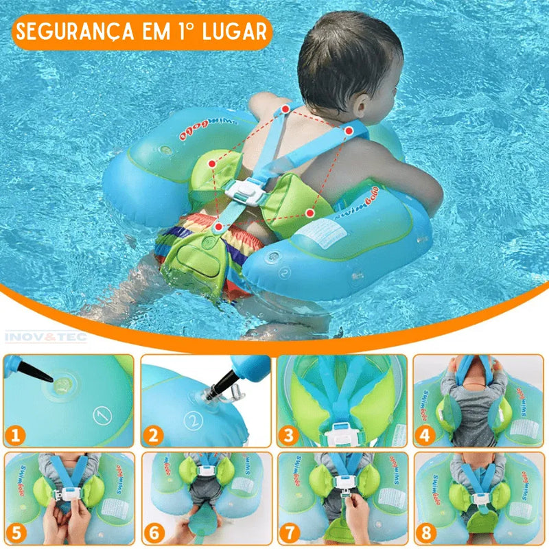 Boia Infantil Mar e Piscina Com Proteção Solar SUMMER KID