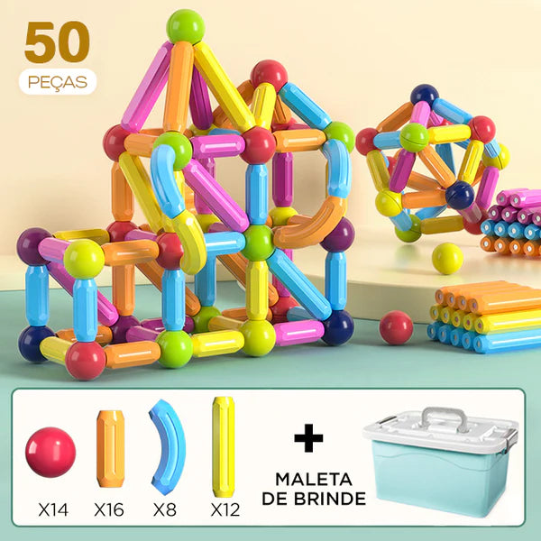 Stick Magnetic Kids - Blocos Magnéticos Educacionais