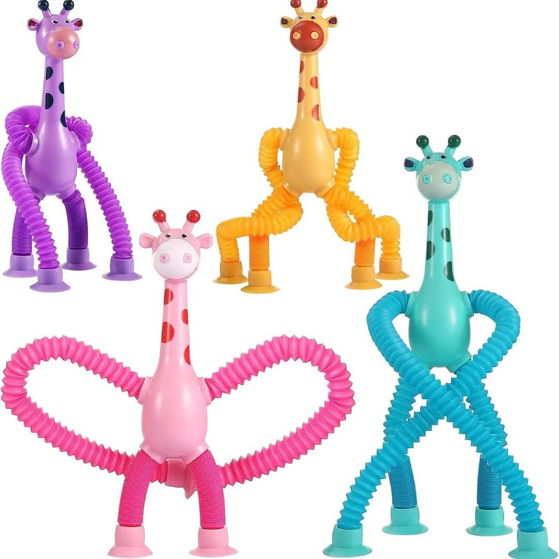 Girafas Divertidas Articulada Com Ventosa