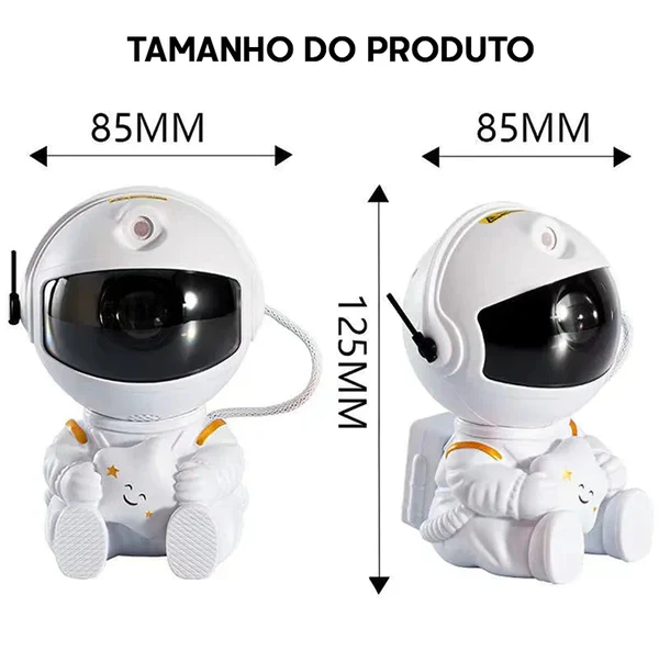 Projetor de Estrelas Astronauta - Astromil® 8 em 1