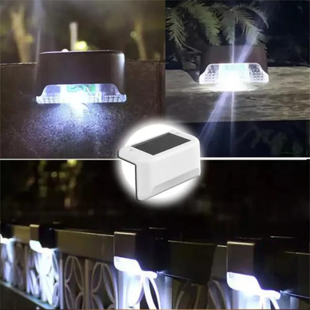 Kit Iluminação Solar à Prova d'Água para Jardim e Varanda