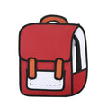 Mochila Escolar Infantil Cartoon 2D