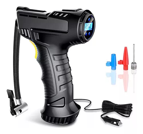 Calibrador De Pneus Digital + 3 Bicos Diferentes