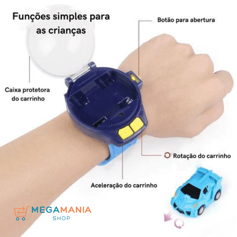 Relógio com Carrinho de Controle Remoto - WatchCar