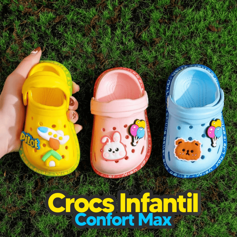 Crocs Infantil Unissex - Confort Max