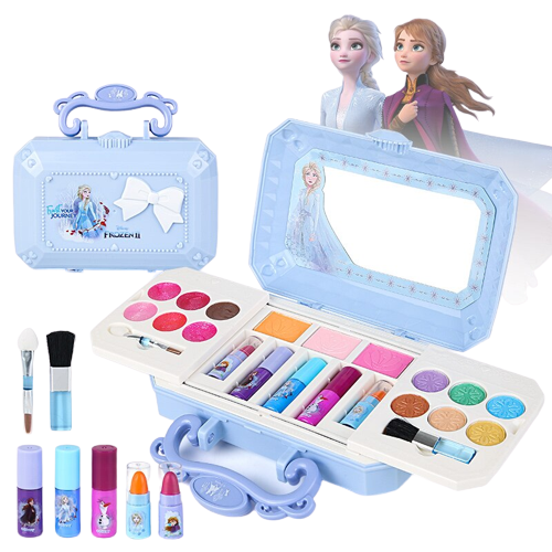 Maleta de Maquiagem Infantil com Espelho Frozen