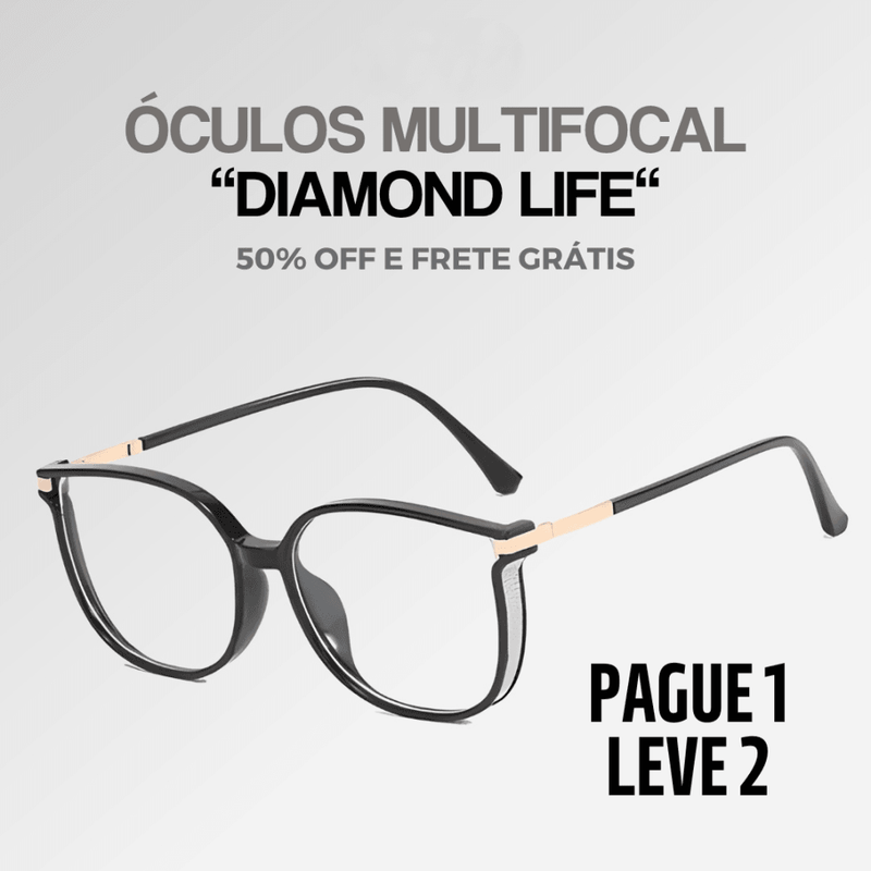 Óculos Inteligente Multifocal Diamond Life | Pague 1 Leve 2