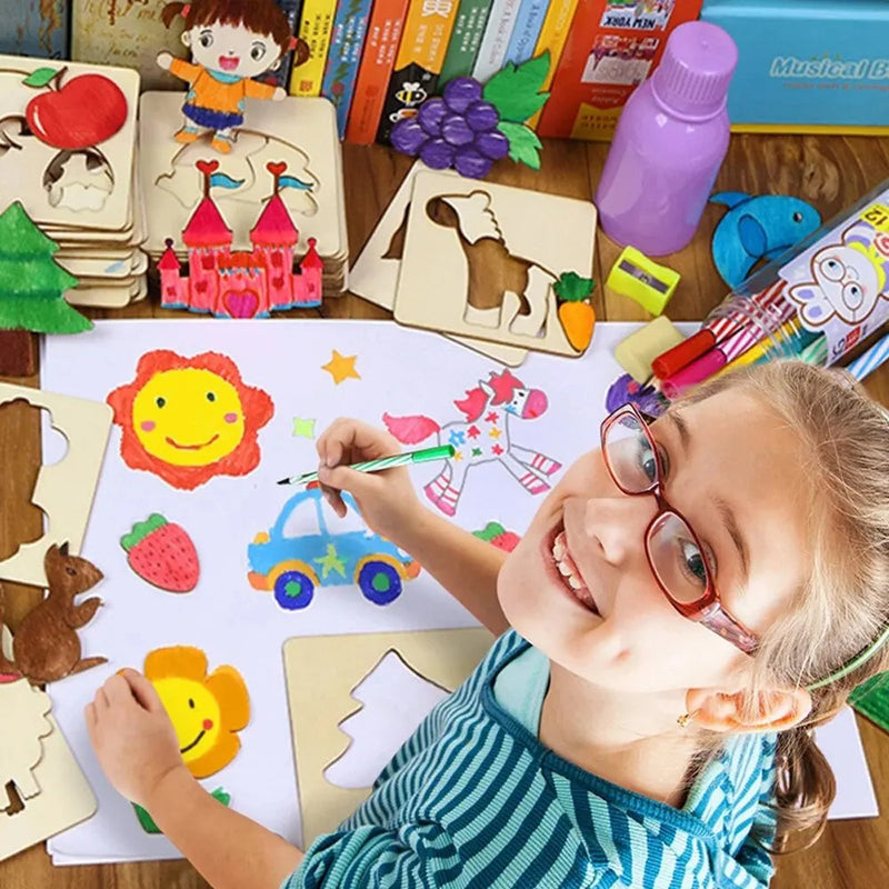 Modelos De Desenhos De Madeira Montessori Para Desenhar