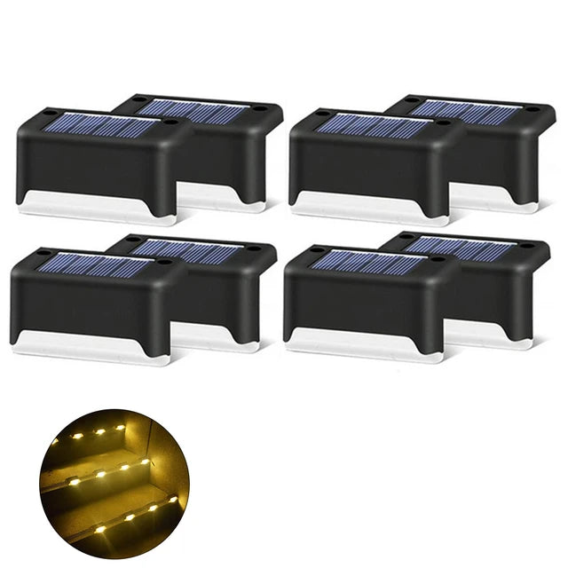 Kit Iluminação Solar à Prova d'Água para Jardim e Varanda