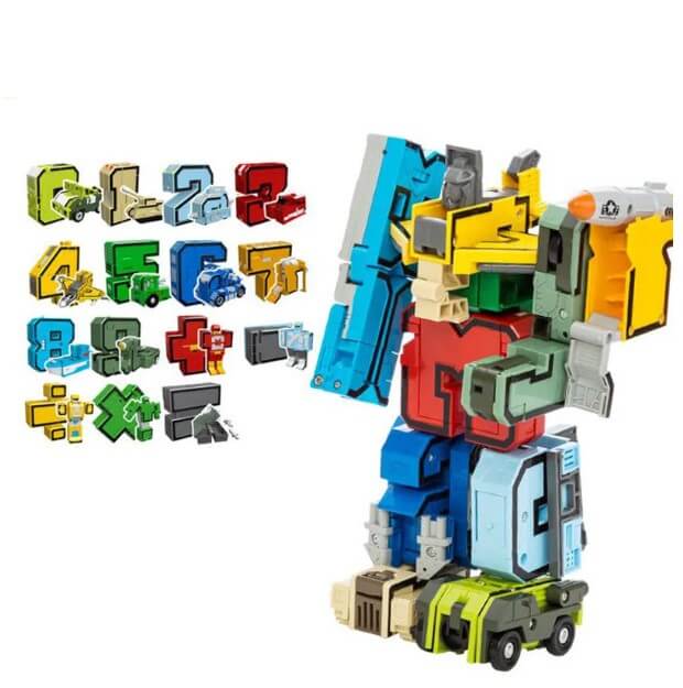 Toy Transformers - Robô que Ensina Matemática