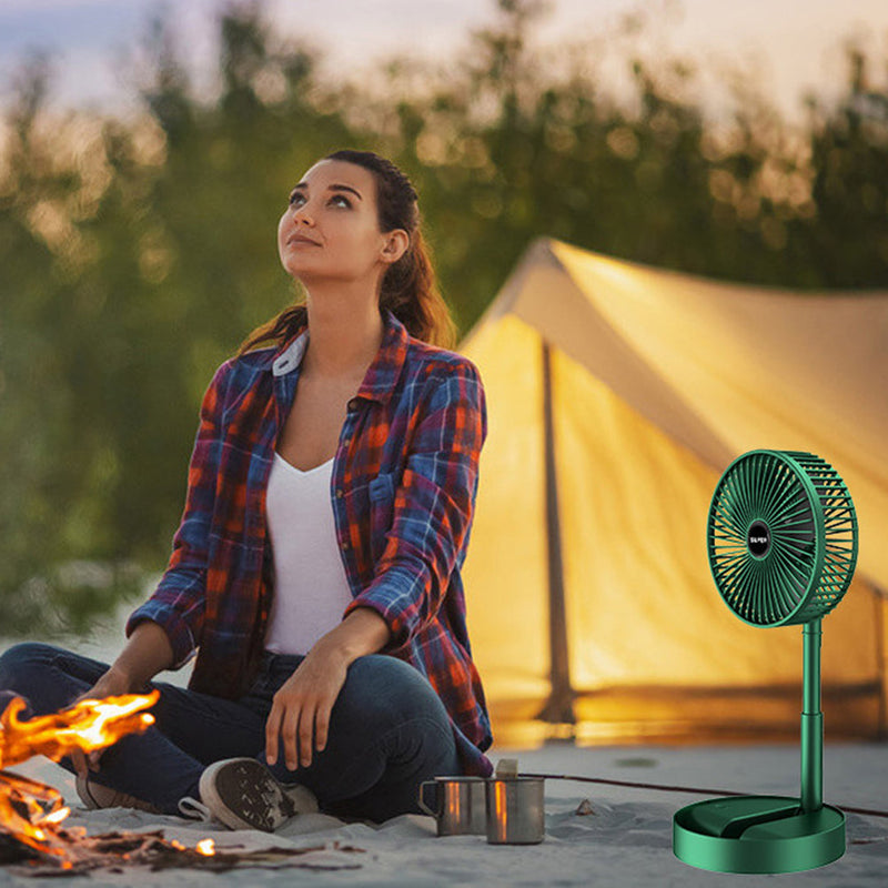 Ventilador Portátil Silencioso 3 em 1