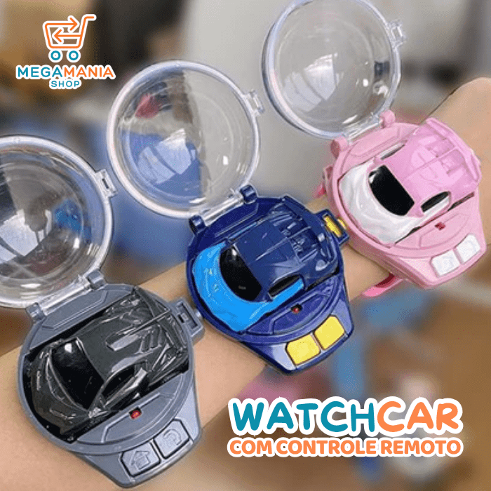 Relógio com Carrinho de Controle Remoto - WatchCar