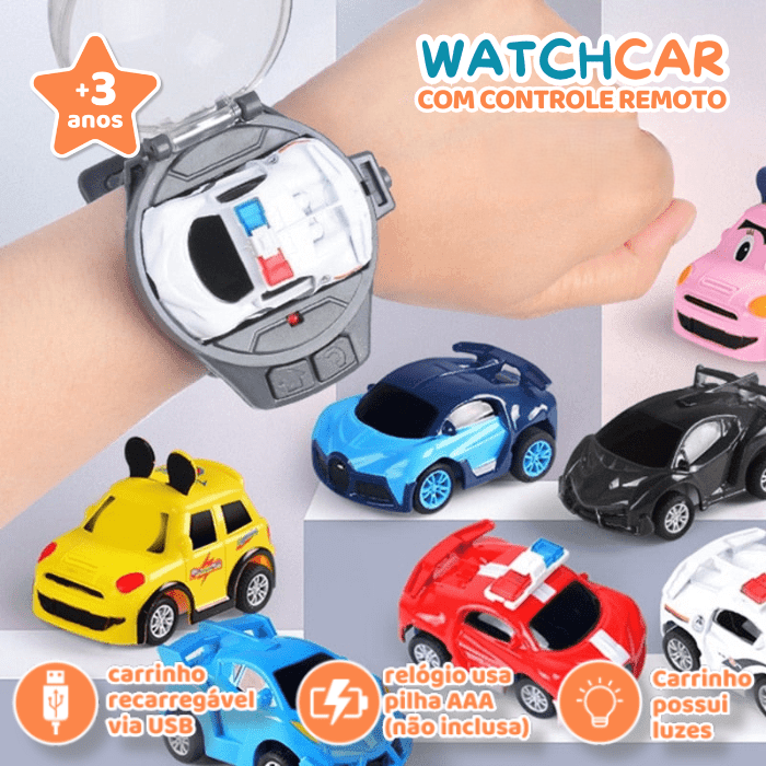 Relógio com Carrinho de Controle Remoto - WatchCar