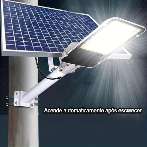 Luminária Refletor Solar Externa LED 50W