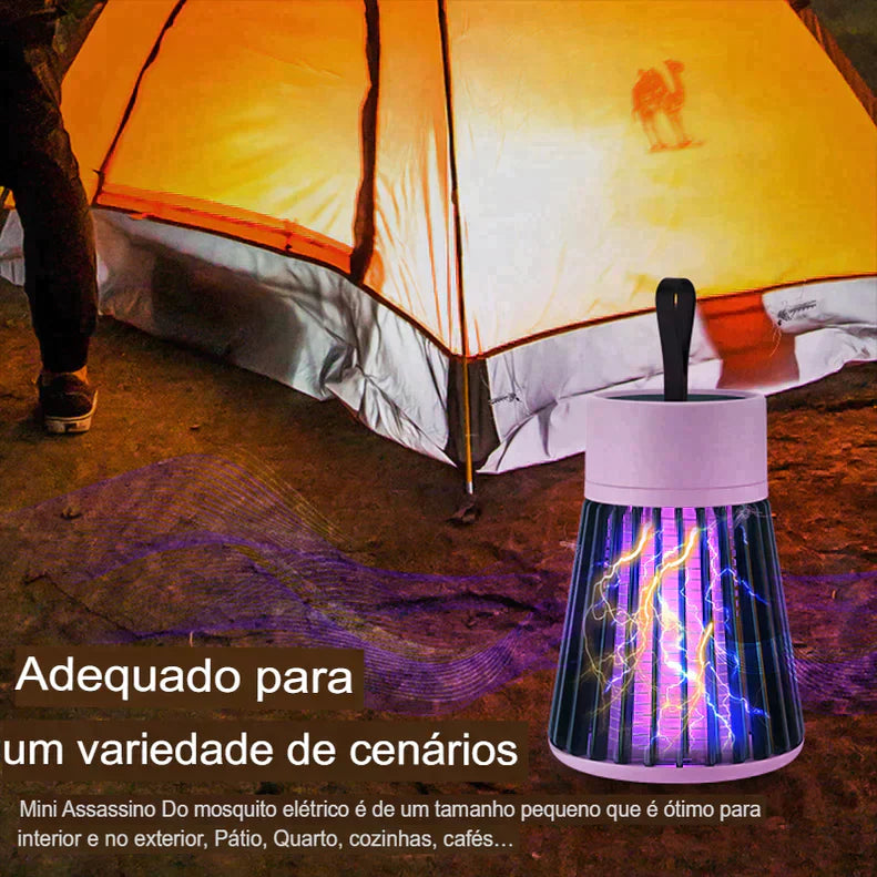 Luz Repelente Max Pro - Lâmpada Recarregável Anti-Mosquito