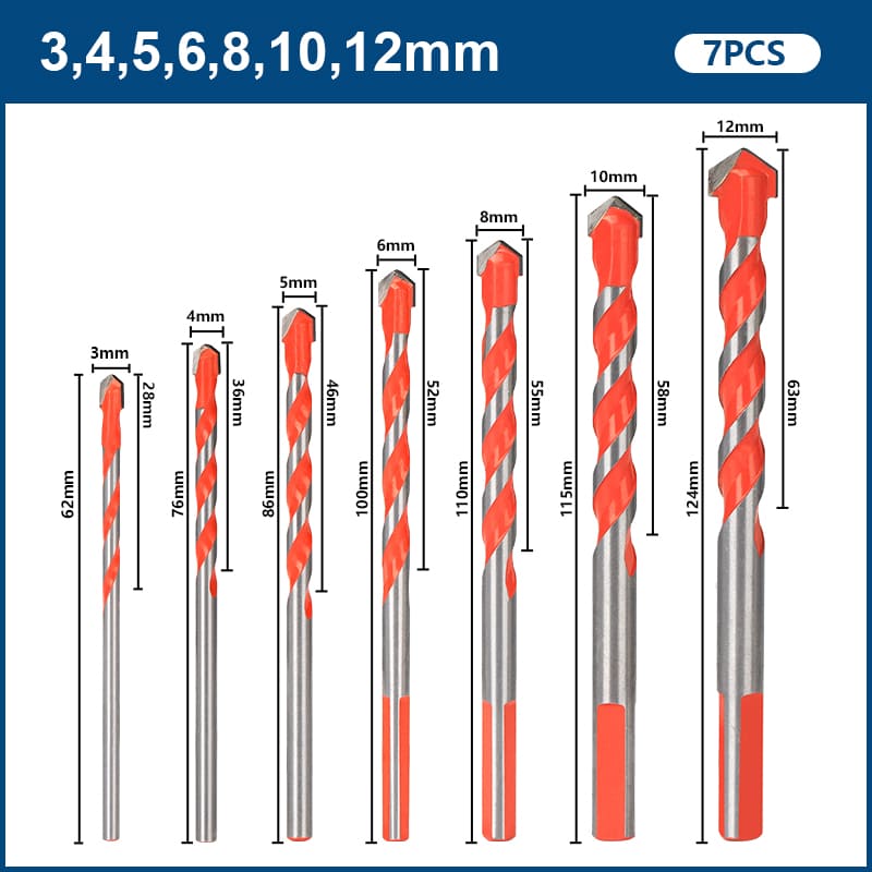 Kit Brocas Diamantada MaxDrill