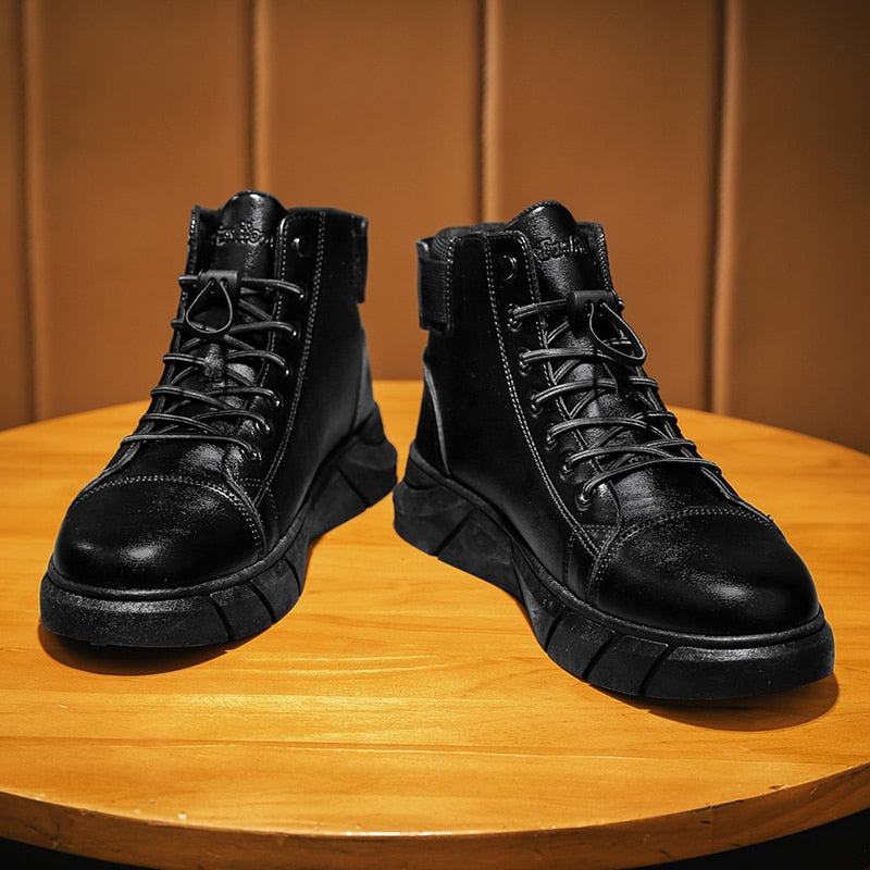 Bota Masculina de Couro Italiano Premium