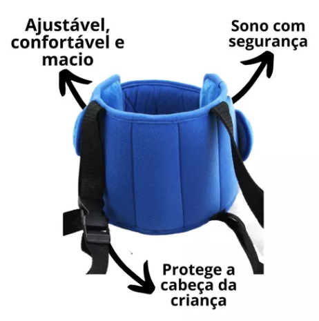 Almofada Infantil Comfort Baby – Conforto e Segurança para Viagens