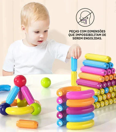 Stick Magnetic Kids - Blocos Magnéticos Educacionais