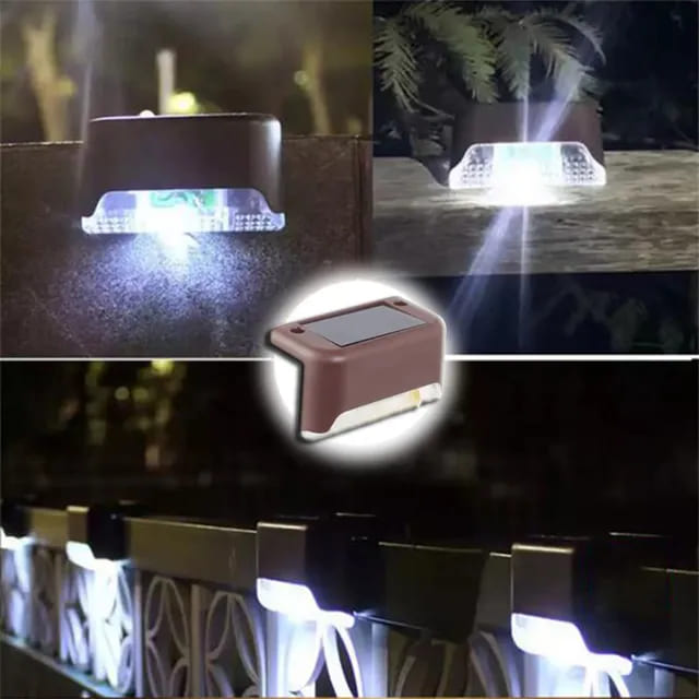 Kit Iluminação Solar à Prova d'Água para Jardim e Varanda