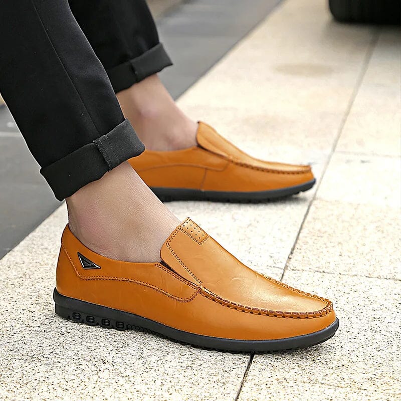 Sapato Mocassim Masculino de Couro