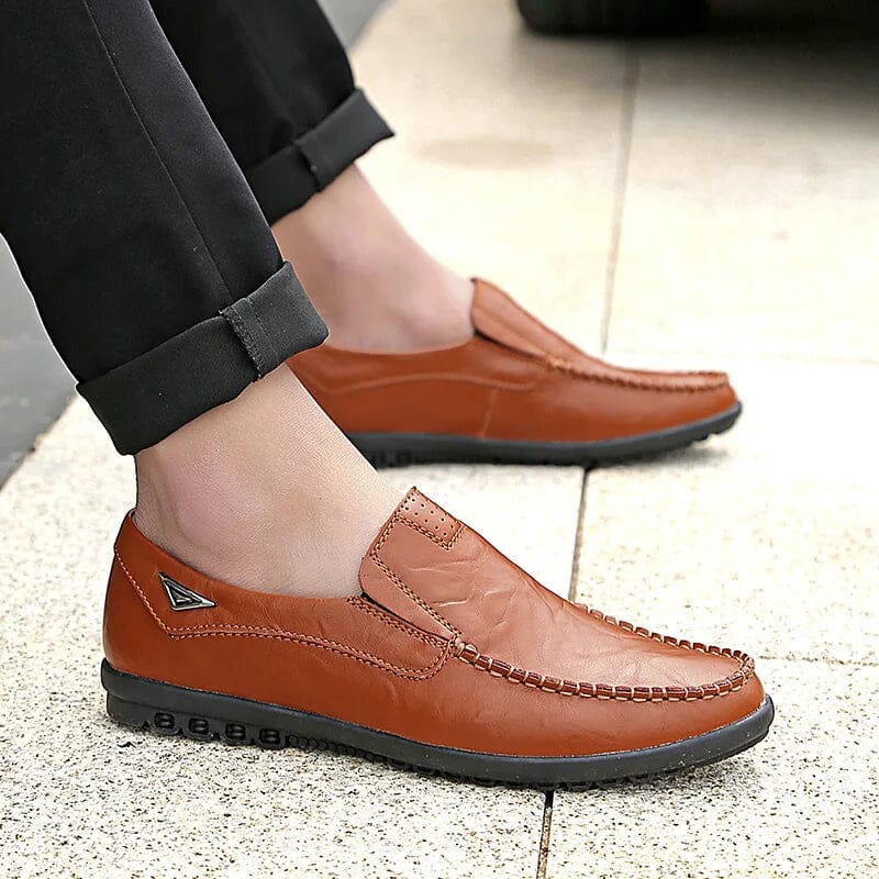 Sapato Mocassim Masculino de Couro