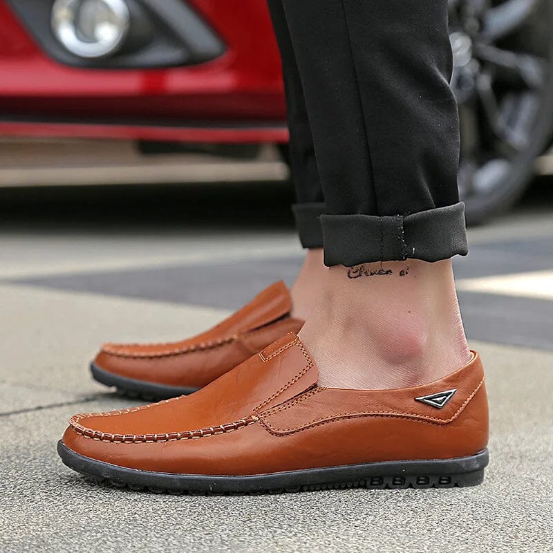 Sapato Mocassim Masculino de Couro