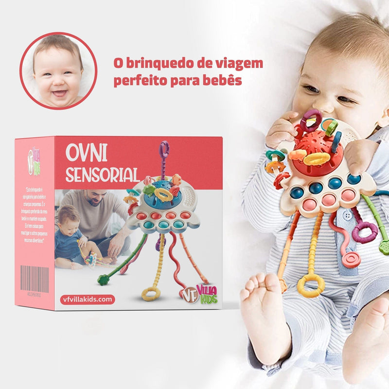 Ovni Sensorial 4 em 1 - Puxador infantil