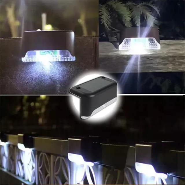 Kit Iluminação Solar à Prova d'Água para Jardim e Varanda