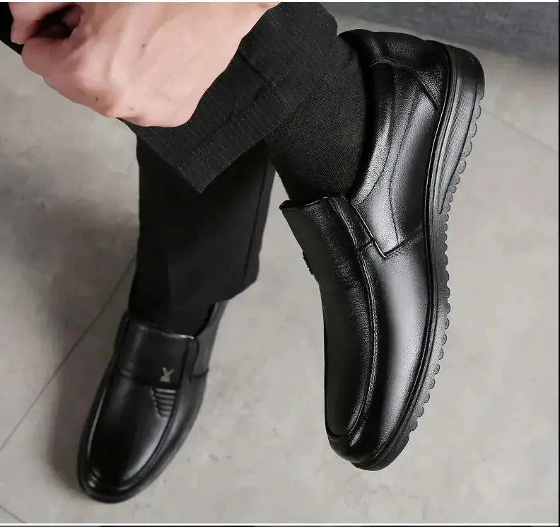 Sapato de Couro Masculino Elegante