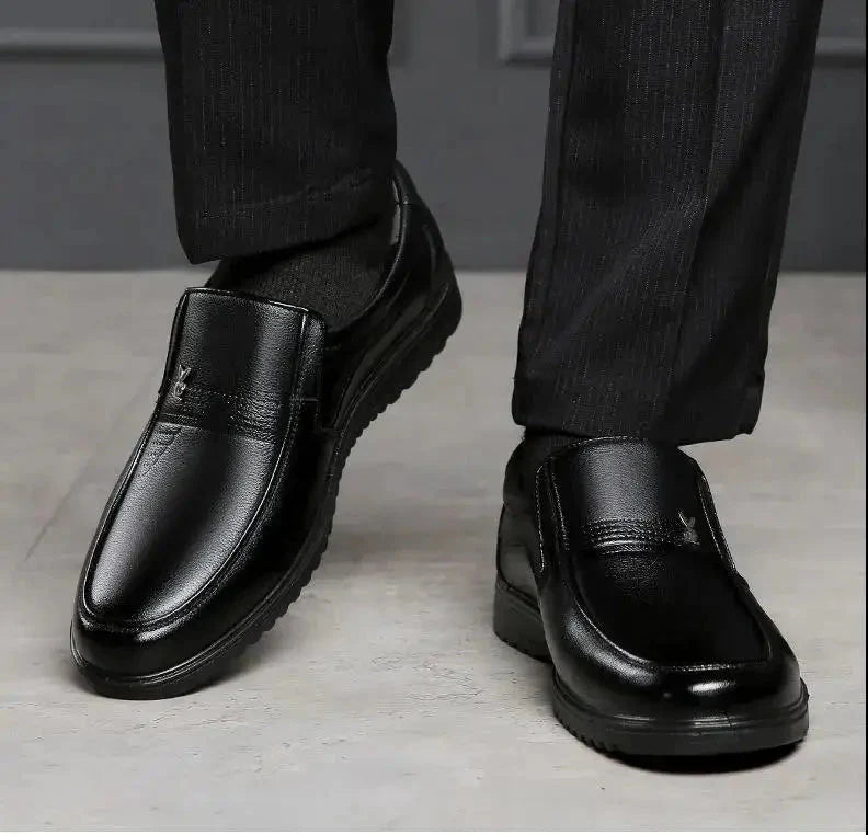 Sapato de Couro Masculino Elegante