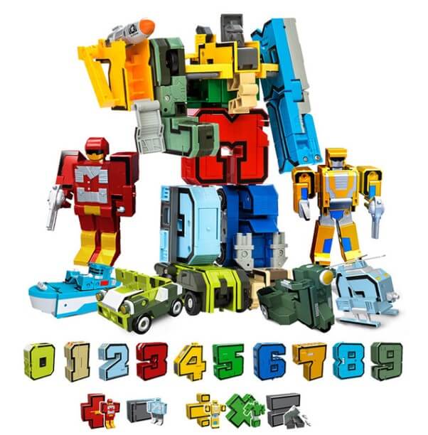 Toy Transformers - Robô que Ensina Matemática